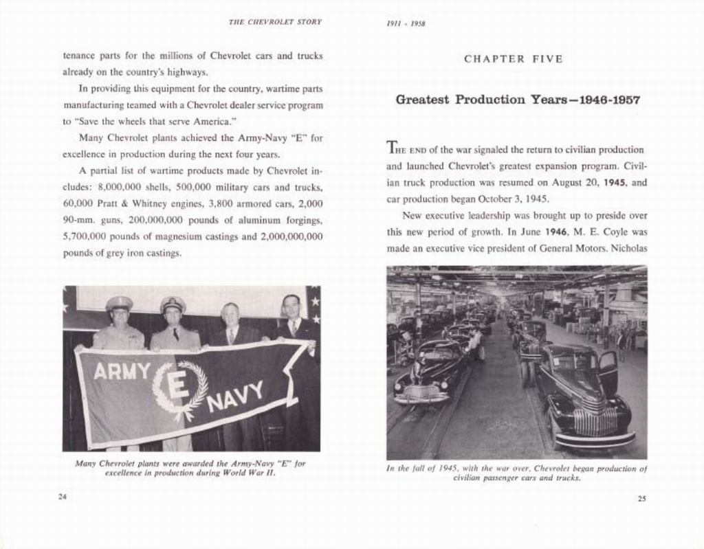The Chevrolet Story - Published 1958 Page 24